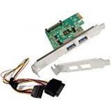 HP USB 3.0 SuperSpeed PCI-3 x1 card LP 608151-001