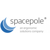 Spacepole 75/100 VESA ELBOW ARM MOUNT, BLACK - TAA Compliance SPV1106-FX-02
