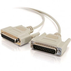 C2g 6ft DB25 Male to DB25 Female Null Modem Cable - DB-25 Male - DB-25 Female - 6ft - Beige 03029