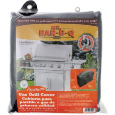 Mr. Bar.B.Q Premium Medium Gas Grill Cover - Supports Grill - Black - 1 07004XEF