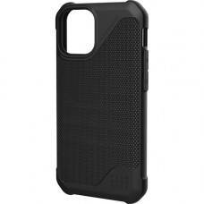 Urban Armor Gear Metropolis LT Series iPhone 12 Mini 5G Case - For Apple iPhone 12 mini Smartphone - FIBR ARMR Black - Smooth - Impact Resistant, Drop Resistant, Abrasion Resistant, Wear Resistant, Scratch Resistant - Polyurethane, Italian Leather, Fabric