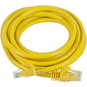 Monoprice FLEXboot Series Cat5e 24AWG UTP Ethernet Network Patch Cable, 7ft Yellow - 7 ft Category 5e Network Cable for Network Device - First End: 1 x RJ-45 Male Network - Second End: 1 x RJ-45 Male Network - Patch Cable - Gold Plated Contact - Yellow 11