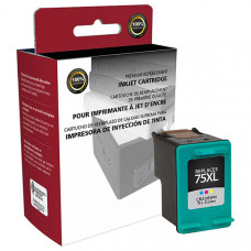 Clover Technologies Group CIG Remanufactured High Yield Tri-Color Ink Cartridge ( CB338WN, 75XL) (520 Yield) - TAA Compliance 115413