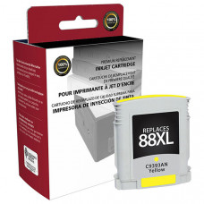 Clover Technologies Group CIG Remanufactured High Yield Yellow Ink Cartridge ( C9393AN, C9388AN, 88XL) (1,540 Yield) - TAA Compliance 115798