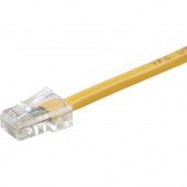 Monoprice ZEROboot Series Cat5e 24AWG UTP Ethernet Network Patch Cable, 50ft Yellow - 50 ft Category 5e Network Cable for Network Device - First End: 1 x RJ-45 Male Network - Second End: 1 x RJ-45 Male Network - Patch Cable - Yellow 13180