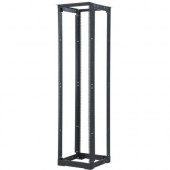 C2g 45U 4-Post Adjustable Open Frame Rack with M6 Rails - 21-32in Depth - TAA - 1 x Type B Female USB - 1 x HDMI Female Digital Audio/Video - Gray - TAA Compliance 14592