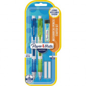 Newell Rubbermaid Paper Mate Clear Point Mechanical Pencils - 0.9 mm Lead Diameter - Refillable - Assorted Barrel - 2 / Pack - TAA Compliance 1759214