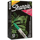 Newell Rubbermaid Sanford Sharpie Metallic Permanent Marker - Fine Marker Point - Bullet Marker Point StyleAlcohol Based Ink - 12 / Dozen - TAA Compliance 2029679