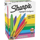 Newell Rubbermaid Sharpie Pocket Highlighter - Narrow Marker Point Style - Multi - 1 Each - TAA Compliance 2133497