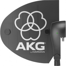 Harman International Industries AKG SRA2 B/EW Antenna - Range - UHF - 470 MHz to 952 MHz - 21.5 dBi - Indoor, Outdoor, Wireless Microphone Receiver - Black - Floor Stand - Directional - BNC Connector 3009H00180