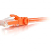 C2g 14ft Cat6 Snagless Unshielded (UTP) Network Patch Cable - Orange - RJ-45 Male - RJ-45 Male - 14ft - Orange 27814