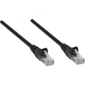 Intellinet Network Solutions Cat5e UTP Network Patch Cable, 7 ft (2.0 m), Black - RJ45 Male / RJ45 Male 320757