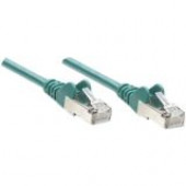 Intellinet Network Solutions Cat6 UTP Network Patch Cable, 3 ft (1.0 m), Green - RJ45 Male / RJ45 Male 342476