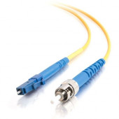 Legrand Group C2G 7M LC-ST 9/125 OS1 SIMPLEX SINGLEMODE PVC FIBER OPTIC CABLE (LSZH) - YELLOW 34932