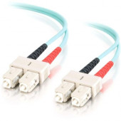 Legrand Group 10M FIBER OPTIC MMF SC/SC 10GB 50/125 DUPLEX PVC AQUA CABLE 33062