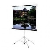 Da-Lite Picture King Portable and Tripod Projection Screen (Black Carpeted) - 45" x 80" - Matte White - 92" Diagonal 93886