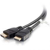 C2g 15ft 4K HDMI Cable - Active High Speed HDMI Cable - CL-3 Rated - 60Hz - 15 ft HDMI A/V Cable for Audio/Video Device, DVD Player, Blu-ray Player, TV - First End: 1 x HDMI Male Digital Audio/Video - Second End: 1 x HDMI Male Digital Audio/Video - 18 Gbi