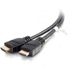 C2g 35ft 4K HDMI Cable - Active High Speed HDMI Cable - CL-3 Rated - 60Hz - 35 ft HDMI A/V Cable for Audio/Video Device, DVD Player, Blu-ray Player, Power Adapter, TV - First End: 1 x HDMI (Type A) Male Digital Audio/Video - Second End: 1 x HDMI (Type A) 