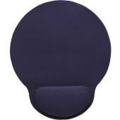 Manhattan Wrist-Rest Gel Mouse Pad, Blue - Gel material promotes proper hand and wrist position 434386