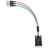 Vaddio ProductionVIEW HD Y/C & Composite Cable 1 Ft. - 1 ft BNC/VGA Video Cable for Video Device, Camera Control Console - First End: 1 x HD-15 VGA - Second End: 3 x BNC Female Composite Video 440-5600