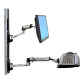 Ergotron 45-247-026 Wall Mount for Flat Panel Display - Aluminum - 24" Screen Support - 20 lb Load Capacity 45-247-026