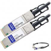 AddOn Dell 470-AAVR Compatible TAA Compliant 40GBase-CU QSFP+ to QSFP+ Direct Attach Cable (Passive Twinax, 1m) - 100% compatible and guaranteed to work - TAA Compliance 470-AAVR-AO