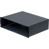 Innovation First Rack Solutions 4U Rackmount Box - 4U Rack Height - Rack-mountable - Black Powder Coat - 100 lb Maximum Weight Capacity 4UBOX-160