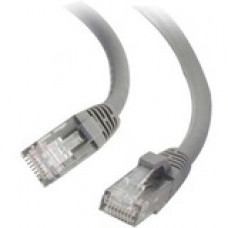 Legrand Group Quiktron 7ft Value Series Cat.6 Booted Patch Cord - Gray - 7 ft Category 6 Network Cable for Network Device - First End: 1 x RJ-45 Male Network - Second End: 1 x RJ-45 Male Network - Patch Cable - 24 AWG - Gray - 1 Pack 576-100