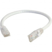 Legrand Group Quiktron 10ft VALUE Series CAT6 Booted Patch Cord - White - 10 ft Category 6 Network Cable for Network Device - First End: 1 x RJ-45 Male Network - Second End: 1 x RJ-45 Male Network - Patch Cable - CM - 24 AWG - White 576-125-010