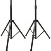 Monoprice PA Speaker Stands with Air Cushion (PAIR) - 260 lb Load Capacity - 83.9" Height x 42" Width - Steel 602350