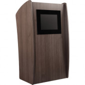 Oklahoma Vision Screen Lectern, Ribbonwood - Assembly Required - Ribbonwood - Laminate 612-RW