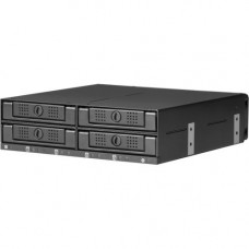 CRU DataPort 41 DP41 Drive Enclosure Internal - 4 x Total Bay - 4 x 2.5" Bay - Serial ATA/600, 6Gb/s SAS - Serial ATA/600, 6Gb/s SAS - Metal, Plastic - 5.25" 8352-6570-0500