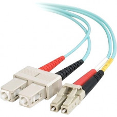 Legrand Fiber Optic Duplex Network Cable - 32.81 ft Fiber Optic Network Cable for Network Device - First End: 2 x SC Male Network - Second End: 2 x LC Male Network - 10 Gbit/s 852-L42-033HK