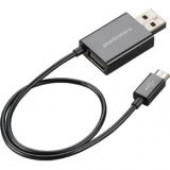 Plantronics M155 Charging Cable - 5 V DC Voltage Rating - Black 87090-01