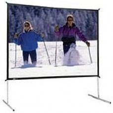 Da-Lite Fast-Fold Deluxe Screen System - 69" x 120" - Da-Mat - 138" Diagonal - GREENGUARD Gold, TAA Compliance 88608