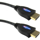 Weltron Hi-Speed HDMI Cable with Ethernet - 5M - 16.40 ft HDMI A/V Cable for Projector, TV - First End: 1 x HDMI Male Digital Audio/Video - Second End: 1 x HDMI Male Digital Audio/Video - Shielding - Black 91-804-5M