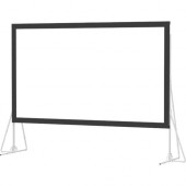 Da-Lite Heavy Duty Fast-Fold Deluxe Projection Screen - 220" - 16:9 - Surface Mount - 108" x 192" - Da-Mat 92093K