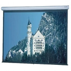 Da-Lite Model C Manual Wall and Ceiling Projection Screen - 54" x 96" - Matte White - 110" Diagonal - TAA Compliance 94364