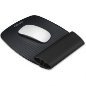 Fellowes I-Spire Series&trade; Wrist Rocker&trade; - Black/Gray - 1.1" x 7.8" x 10" Dimension - Black, Gray 9472901