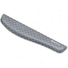 Fellowes PlushTouch&trade; Keyboard Wrist Rest with Microban&reg; - Gray Lattice - Lattice - 1" x 18.1" x 3.2" Dimension - Gray, White - Foam - Wear Resistant, Tear Resistant, Skid Proof 9549801