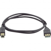 Kramer USB 2.0 Type A to Type B Printer Cable - 10&#39;&#39; - 10 ft USB Data Transfer Cable for Printer, Scanner, Camera, Keyboard, Mouse - First End: 1 x Type A Male USB - Second End: 1 x Type B Male USB - 60 MB/s 96-0215010