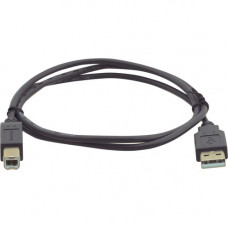 Kramer USB 2.0 Type A to Type B Printer Cable - 10&#39;&#39; - 10 ft USB Data Transfer Cable for Printer, Scanner, Camera, Keyboard, Mouse - First End: 1 x Type A Male USB - Second End: 1 x Type B Male USB - 60 MB/s 96-0215010