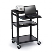 Bretford A2642NS-E5 Multipurpose Cart - Black - TAA Compliance A2642NS