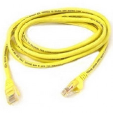 Belkin Cat. 5e Patch Cable - RJ-45 Male - RJ-45 Male - 7ft - TAA Compliance A3L791B07-YLW-S