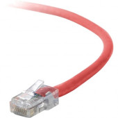 Belkin Cat5e Crossover Cable - RJ-45 Male Network - RJ-45 Male Network - 1ft - Red A3X126-01-RED