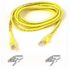 Belkin Cat5e Patch Cable - RJ-45 Male - RJ-45 Male - 6ft - Yellow - TAA Compliance A3X126-06-YLW