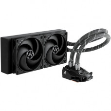 ARCTIC Multi Compatible All-In-One CPU Water Cooler - 4.72" Maximum Fan Diameter - 415.9 gal/min Maximum Airflow - 1800 rpm - 35.8 dB(A) Noise - Liquid Cooler Cooler - Fluid Dynamic Bearing - 4-pin-Connector - Socket LGA-1200, Socket LGA 2011-v3, Soc