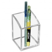 Kantek Acrylic Pen Cup - 4" x 3" x 3" x - 1 Each - Clear AD20