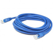 AddOn 10-pack of 1ft RJ-45 (Male) to RJ-45 (Male) Blue Cat6A UTP PVC Copper Patch Cables - 100% compatible and guaranteed to work - TAA Compliance ADD-1FCAT6A-BLUE-10PK