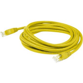 AddOn Cat.6a UTP Patch Network Cable - 2 ft Category 6a Network Cable for Network Device - First End: 1 x RJ-45 Male Network - Second End: 1 x RJ-45 Male Network - Patch Cable - 24 AWG - Yellow - 1 ADD-2FCAT6A-YW